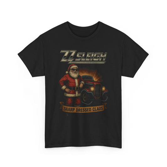 ZZ Sleigh Sharp Dressed Claus Firefly Basic T-Shirt - Unisex
