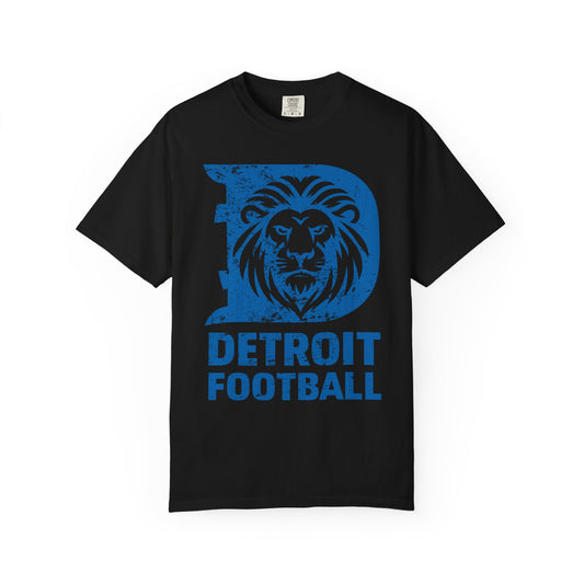 Detroit Football Blue Premium T-Shirt - Unisex
