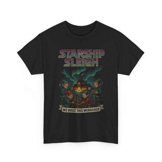 Starship Sleigh We Built This Workshop Firefly Basic T-Shirt - Unisex