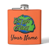 Flask - 6oz - Big Lake Glass Flask - 6oz - Big Lake Glass