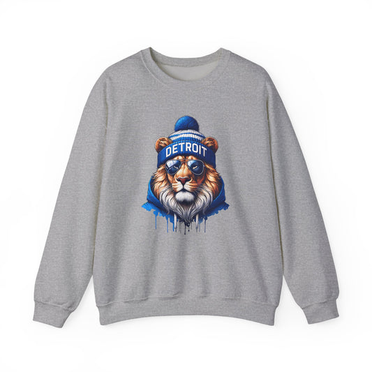 Lion Winter Crewneck Sweatshirt - Unisex