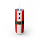 Santa Skinny Steel Tumbler with Straw, 20oz Santa Skinny Steel Tumbler with Straw, 20oz