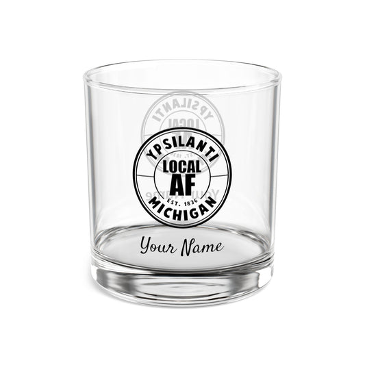 Ypsilanti Local AF Rocks Glass - 10oz