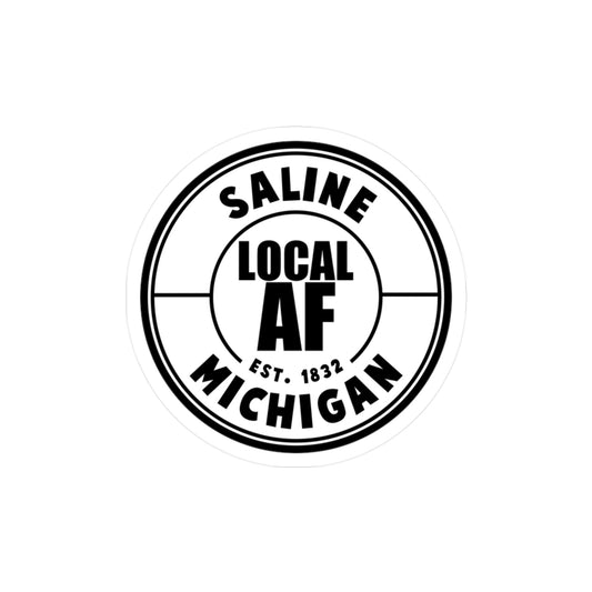 Saline Local AF Vinyl Decal