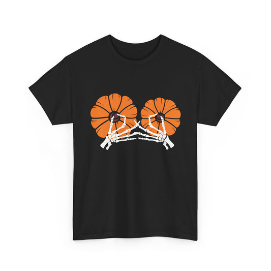 5 Pumpkins Extra Large & Large Halloween Basic T-Shirt - Unisex