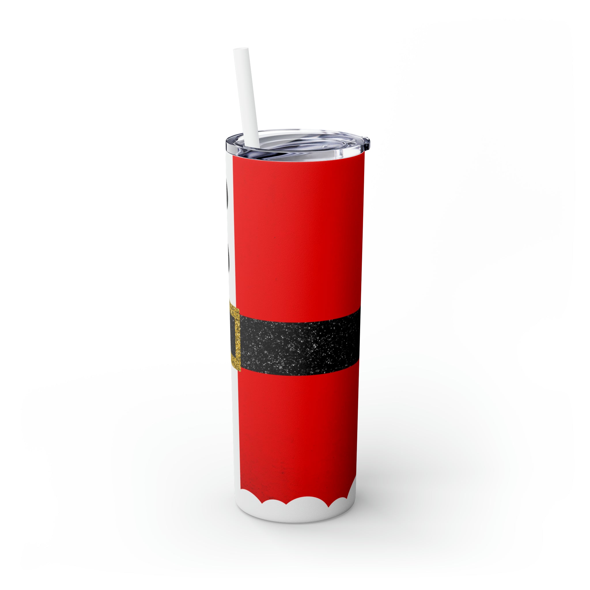 Santa Skinny Steel Tumbler with Straw, 20oz Santa Skinny Steel Tumbler with Straw, 20oz
