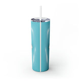 Snowflakes 3 Skinny Steel Tumbler with Straw, 20oz Snowflakes 3 Skinny Steel Tumbler with Straw, 20oz