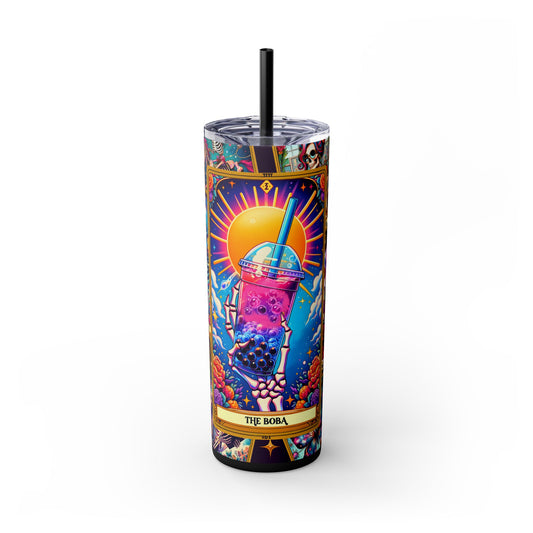 The Boba 1 Skinny Steel Tumbler with Straw, 20oz