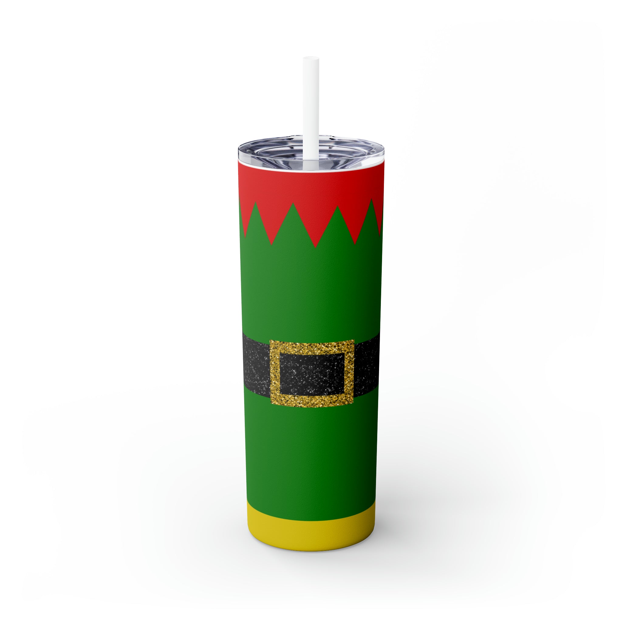 Elf Skinny Steel Tumbler with Straw, 20oz Elf Skinny Steel Tumbler with Straw, 20oz
