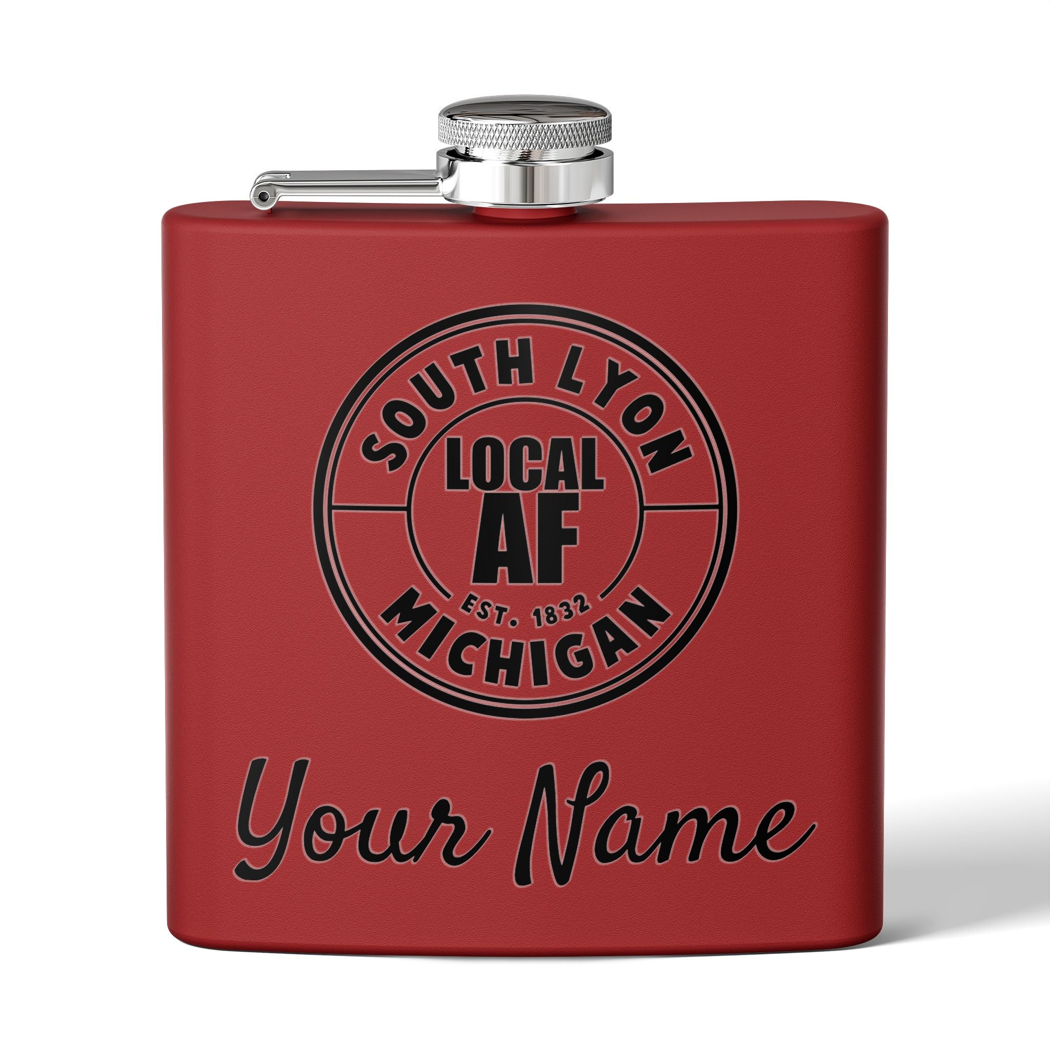 South Lyon Local AF Flask - 6oz South Lyon Local AF Flask - 6oz