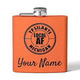 Ypsilanti Local AF Flask - 6oz Ypsilanti Local AF Flask - 6oz
