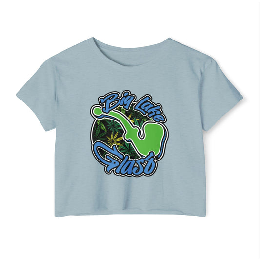 Crop Top T-Shirt - Women's - Big Lake Glass Pipe