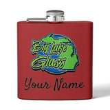 Flask - 6oz - Big Lake Glass Flask - 6oz - Big Lake Glass
