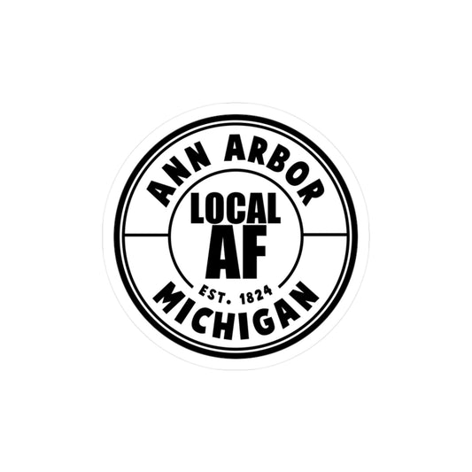 Ann Arbor Local AF Vinyl Decal