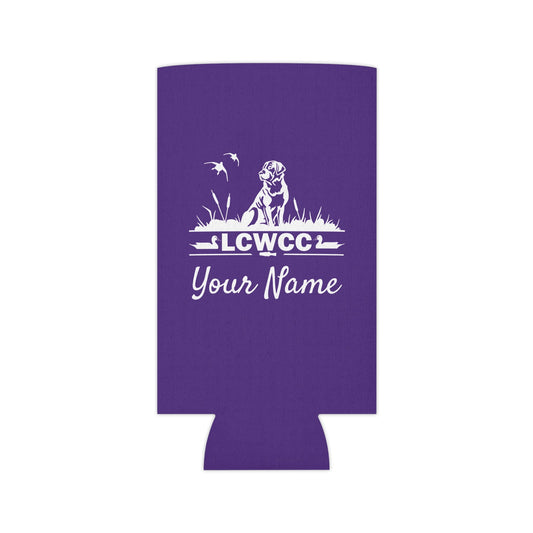 LCWCC Dog Logo Can Cooler - Skinny
