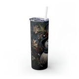 3D Snowman Skinny Steel Tumbler with Straw, 20oz 3D Snowman Skinny Steel Tumbler with Straw, 20oz