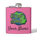 Flask - 6oz - Big Lake Glass Flask - 6oz - Big Lake Glass