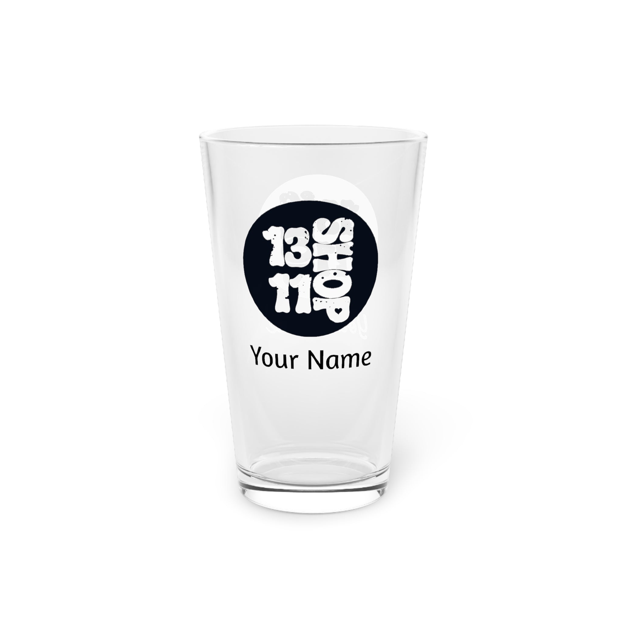 13 11 Shop Pint Glass - 16oz 13 11 Shop Pint Glass - 16oz