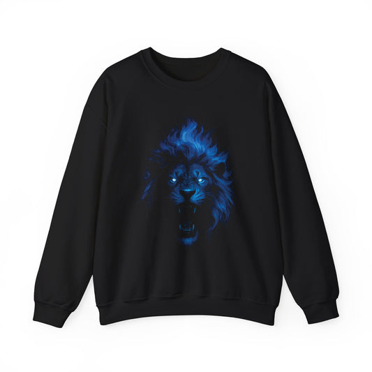 Lion Blue Crewneck Sweatshirt - Unisex