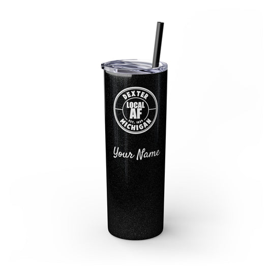 Dexter Local AF Skinny Steel Tumbler with Straw - 20oz