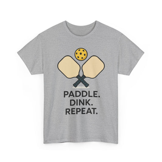 Paddle Dink Repeat Basic T-Shirt - Unisex