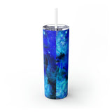 Galaxy Personalized Skinny Steel Tumbler with Straw, 20oz Galaxy Personalized Skinny Steel Tumbler with Straw, 20oz
