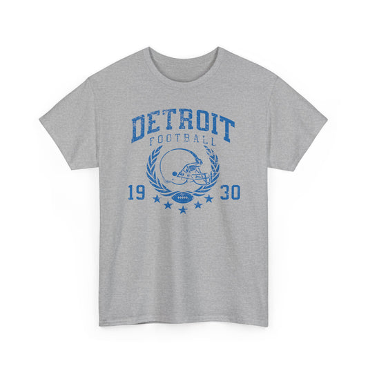 Detroit Football 1930 Blue Basic T-Shirt - Unisex
