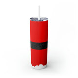 Santa Skinny Steel Tumbler with Straw, 20oz Santa Skinny Steel Tumbler with Straw, 20oz