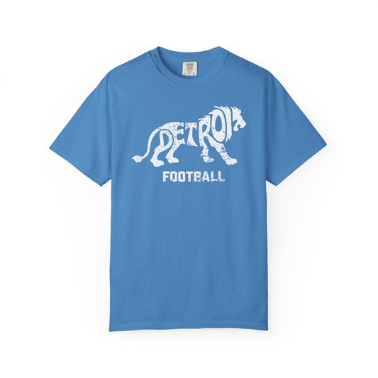 Detroit Football Lion White Premium T-Shirt - Unisex