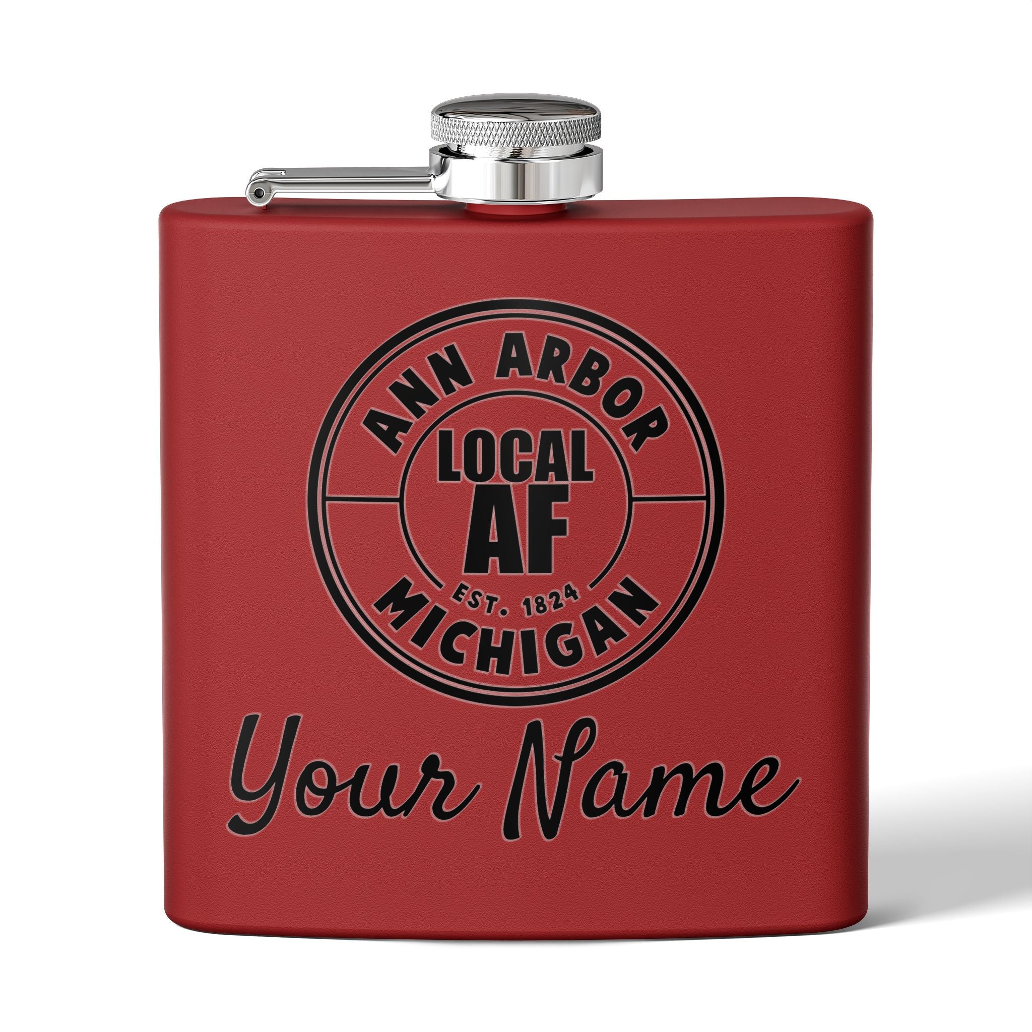 Ann Arbor Local AF Flask - 6oz Ann Arbor Local AF Flask - 6oz