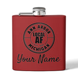 Ann Arbor Local AF Flask - 6oz Ann Arbor Local AF Flask - 6oz