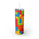 Legos Skinny Steel Tumbler with Straw, 20oz Legos Skinny Steel Tumbler with Straw, 20oz