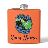 Flask - 6oz - Big Lake Glass Pipe Flask - 6oz - Big Lake Glass Pipe