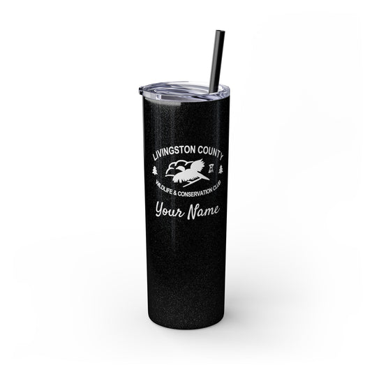LCWCC Original Logo Skinny Steel Tumbler with Straw - 20oz