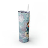 Snowman Skinny Steel Tumbler with Straw, 20oz Snowman Skinny Steel Tumbler with Straw, 20oz