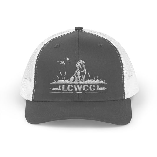 LCWCC Dog Logo Snapback Trucker Cap