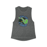 Flowy Muscle Tank - Women's - Big Lake Glass Pipe Flowy Muscle Tank - Women's - Big Lake Glass Pipe