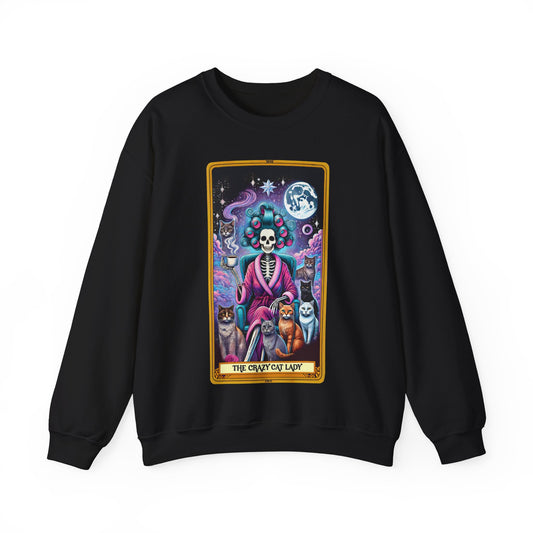The Crazy Cat Lady 1 Crewneck Sweatshirt - Unisex