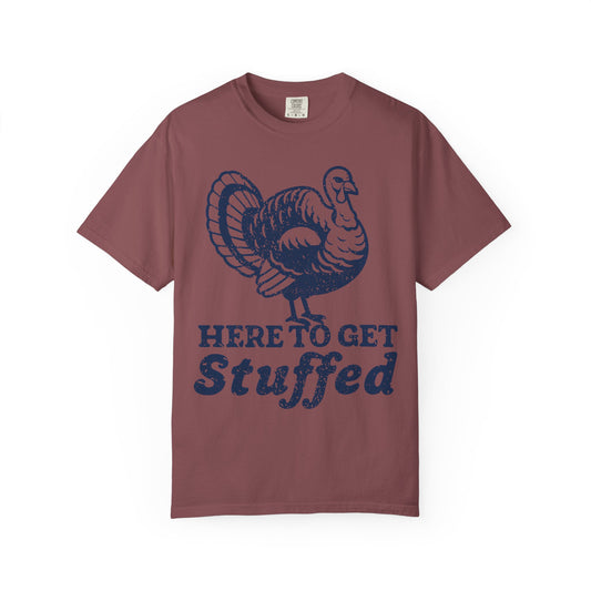 Here to Get Stuffed Premium T-Shirt - Unisex
