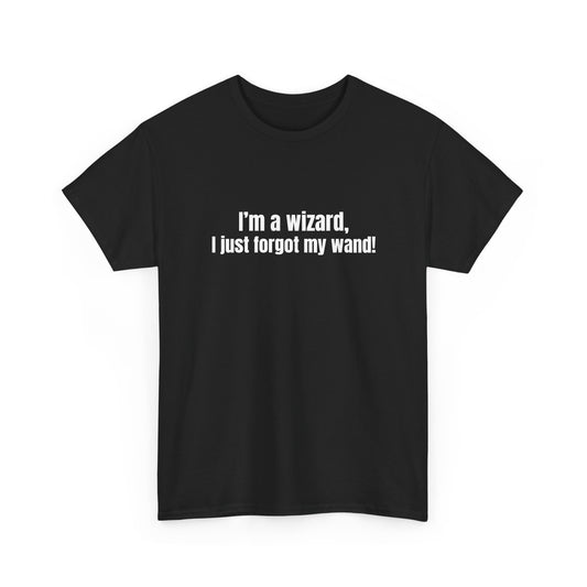 Im a wizard, I just forgot my wand! Basic T-Shirt - Unisex