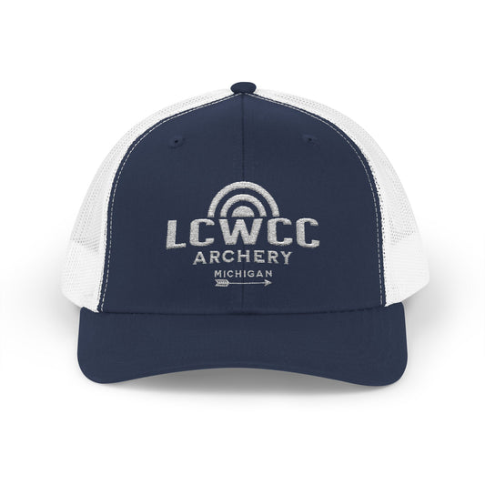 LCWCC Archery Logo Snapback Trucker Cap