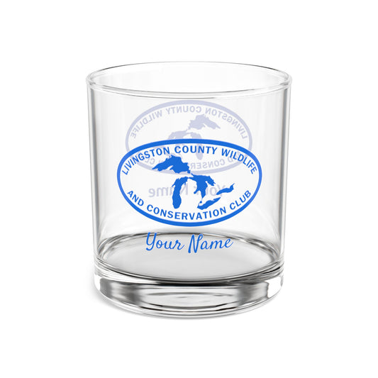 LCWCC Lakes Logo Rocks Glass - 10oz