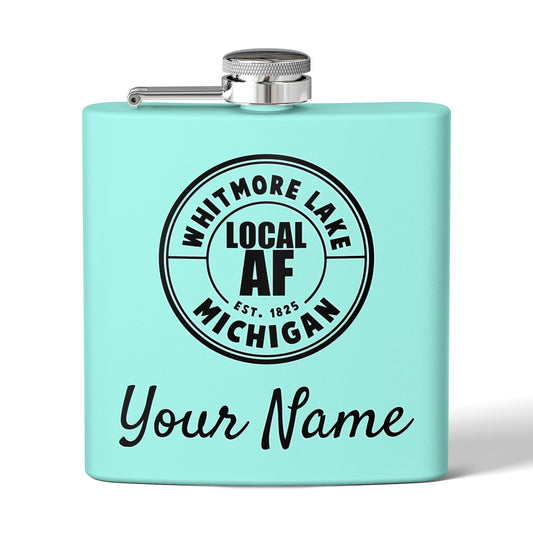 Whitmore Lake Local AF Flask - 6oz