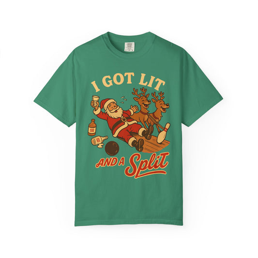 I Got Lit And A Split Premium T-Shirt - Unisex