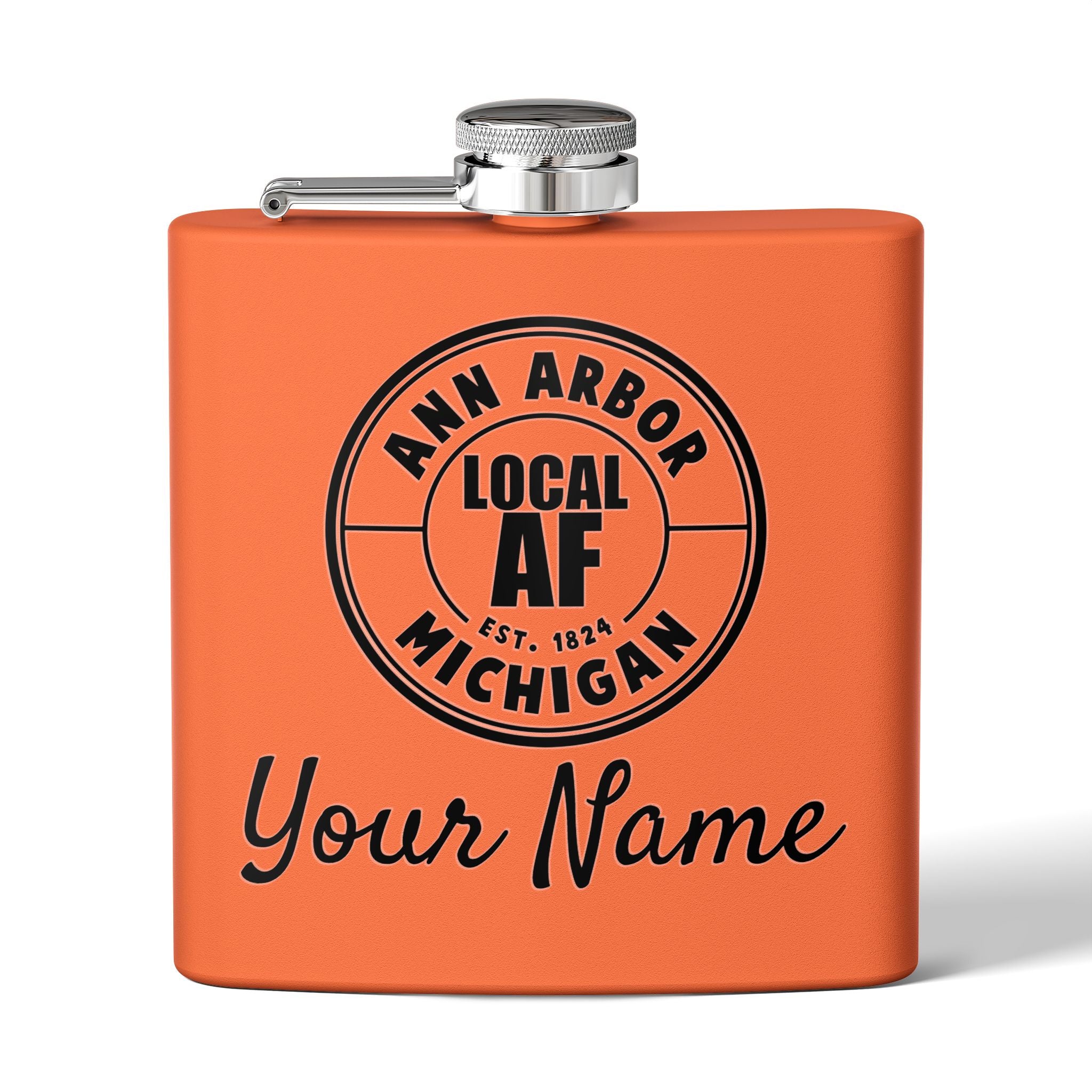 Ann Arbor Local AF Flask - 6oz Ann Arbor Local AF Flask - 6oz