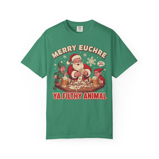 Merry Euchre Ya Filthy Animal Classic Premium T-Shirt - Unisex