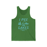 Basic Tank Top - Unisex - I Pee In Lakes Retro Basic Tank Top - Unisex - I Pee In Lakes Retro