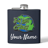 Flask - 6oz - Big Lake Glass Flask - 6oz - Big Lake Glass