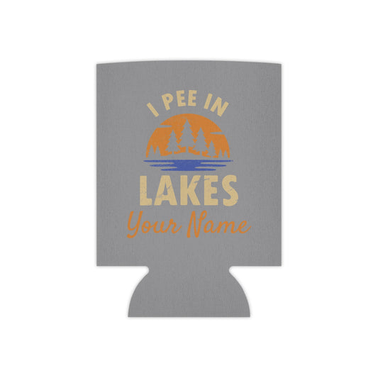 Can Cooler - Regular - I Pee In Lakes Retro Sun