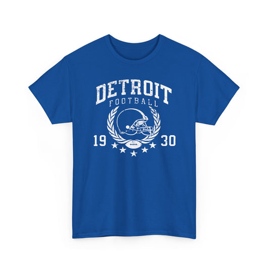 Detroit Football 1930 White Basic T-Shirt - Unisex